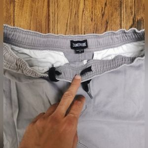 Zanerobe joggers light grey